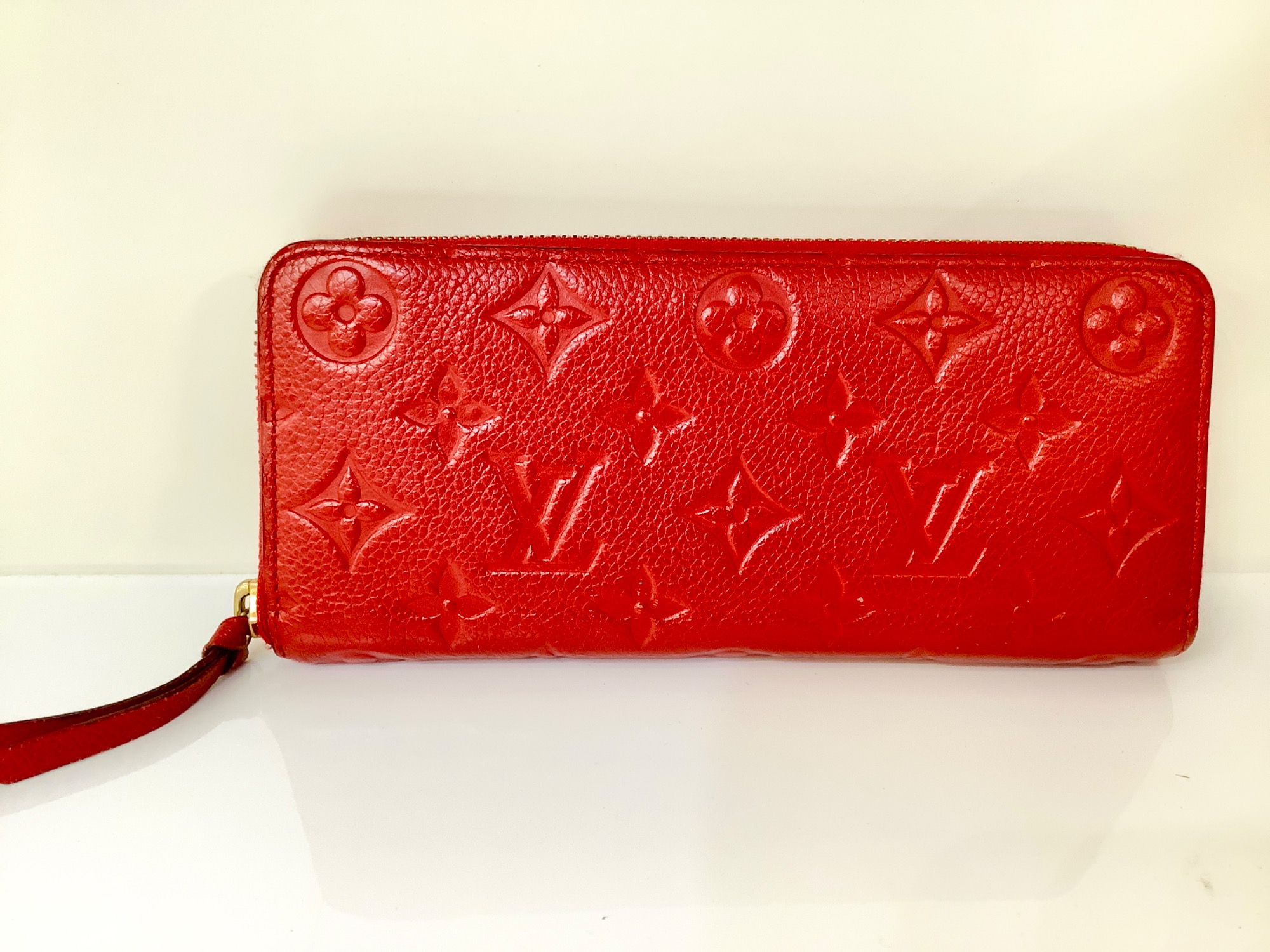LOUIS VUITTON ルイヴィトン 箱付き 長財布 アンプラント レッド Louis Vuitton/ルイヴィトン】長財布 モノグラム・アンプラント