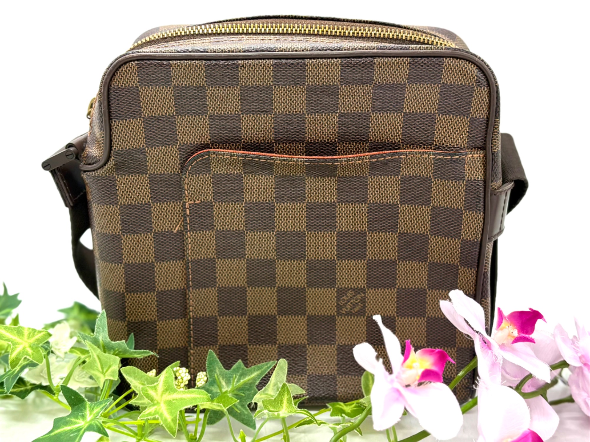 LOUIS VUITTON ダミエ オラフショルダーバッグ ルイヴィトン LOUIS VUITTON ダミエ オラフ PM ショルダーバッグ