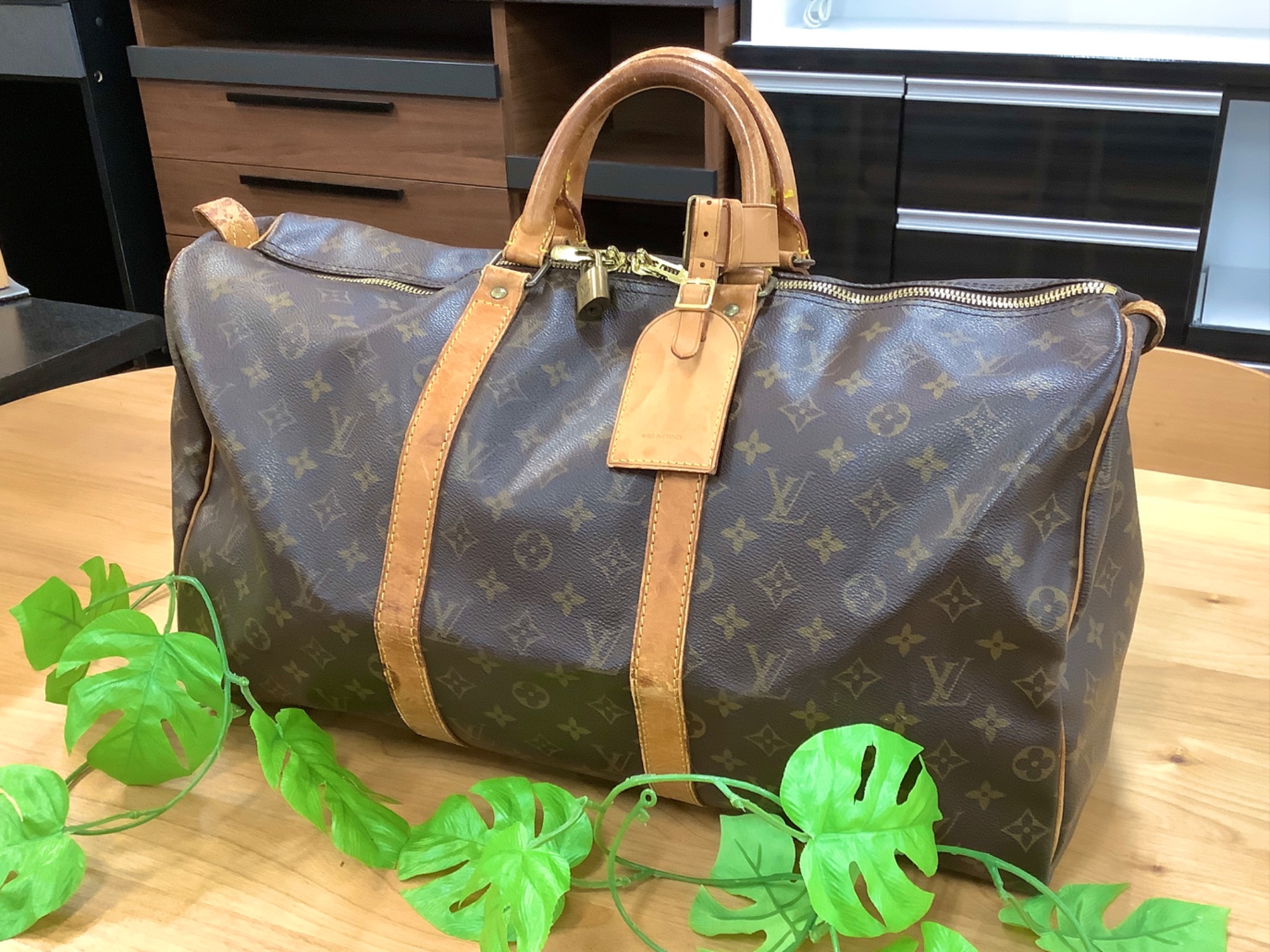 ルイヴィトン キーポル トラベルバック Louis Vuitton キーポル55