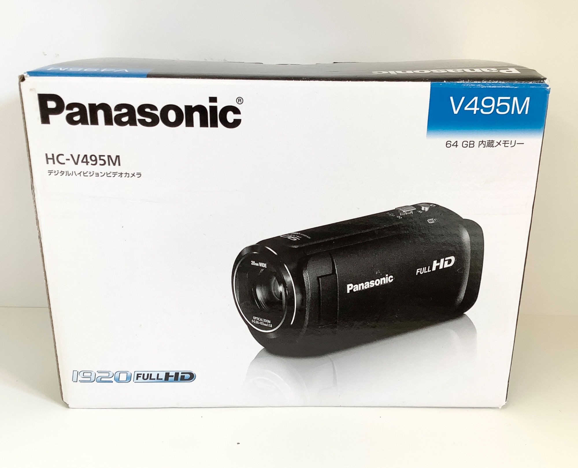 Panasonic HC-V495M ビデオカメラ 64GB ほぼ新品 概要 デジタルハイビジョンビデオカメラ HC-V495M | デジタルビデオ