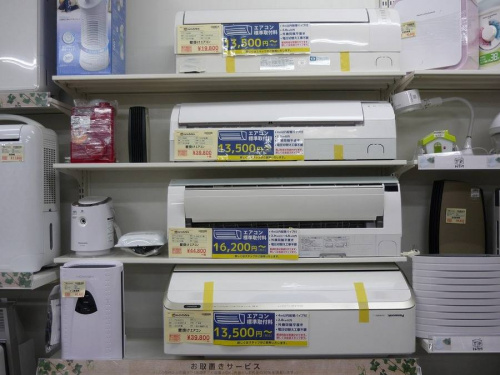 夏物家電のエアコン