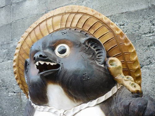 信楽焼の狸