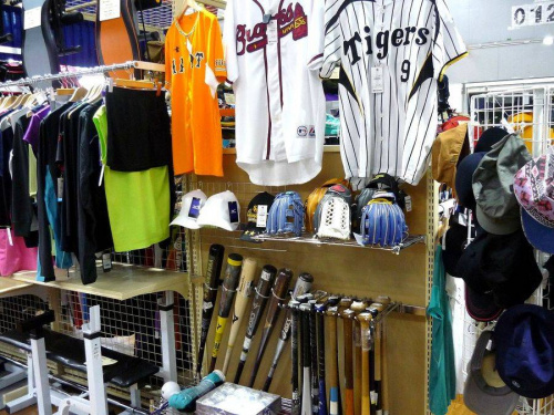 スポーツ用品の野球