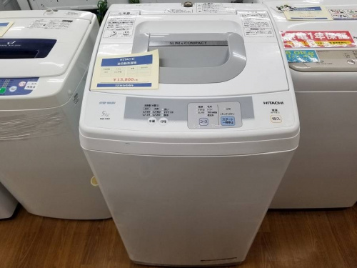 生活家電の洗濯機