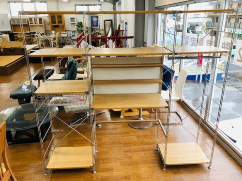 家具　ユニットシェルフの無印良品