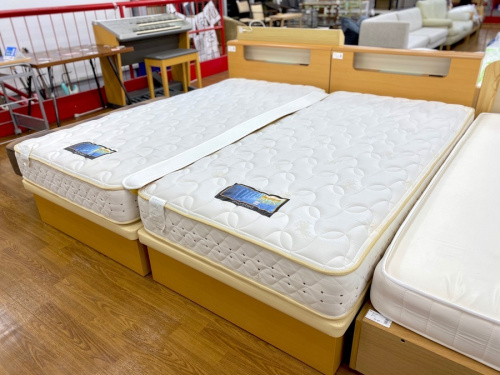 ダブルベッドのシングルベッド