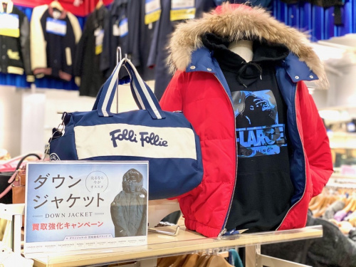 レディースファッションのダウンジャケット