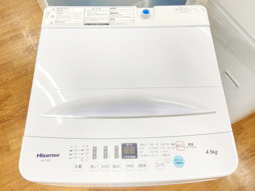 簡易乾燥機能付洗濯機のハイセンス