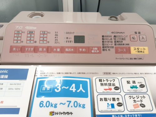 洗濯機のPanasonic(パナソニック)