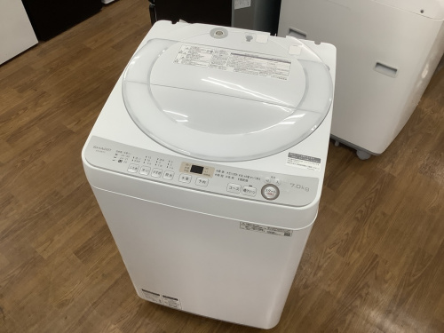 生活家電の洗濯機 SHARP