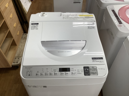 縦型洗濯乾燥機のSHARP