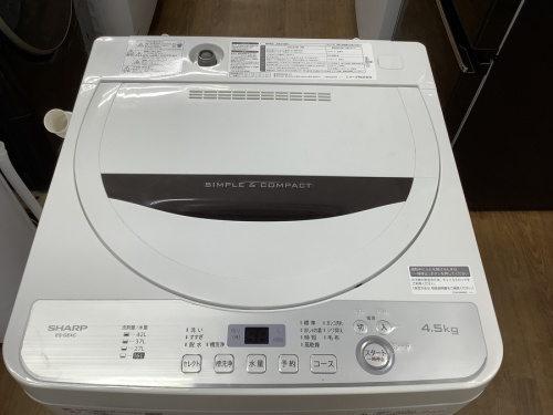 全自動洗濯機のSHARP