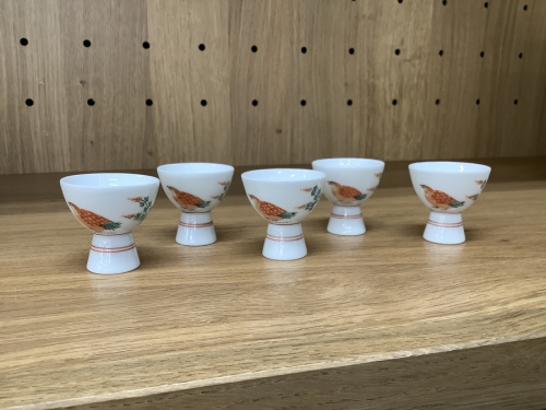 酒器揃の柿右衛門