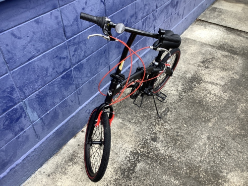 自転車の折たたみ自転車