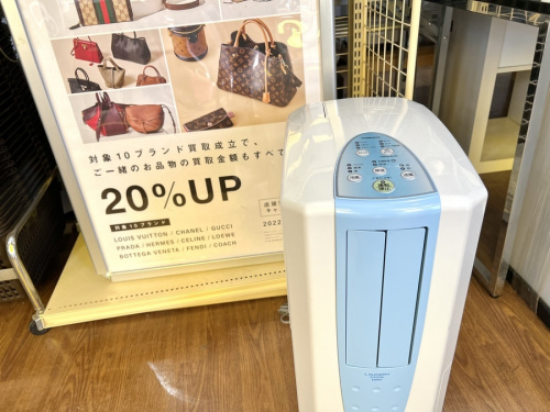 季節家電の除湿機