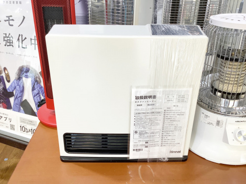 暖房家電の都市ガスファンヒーター