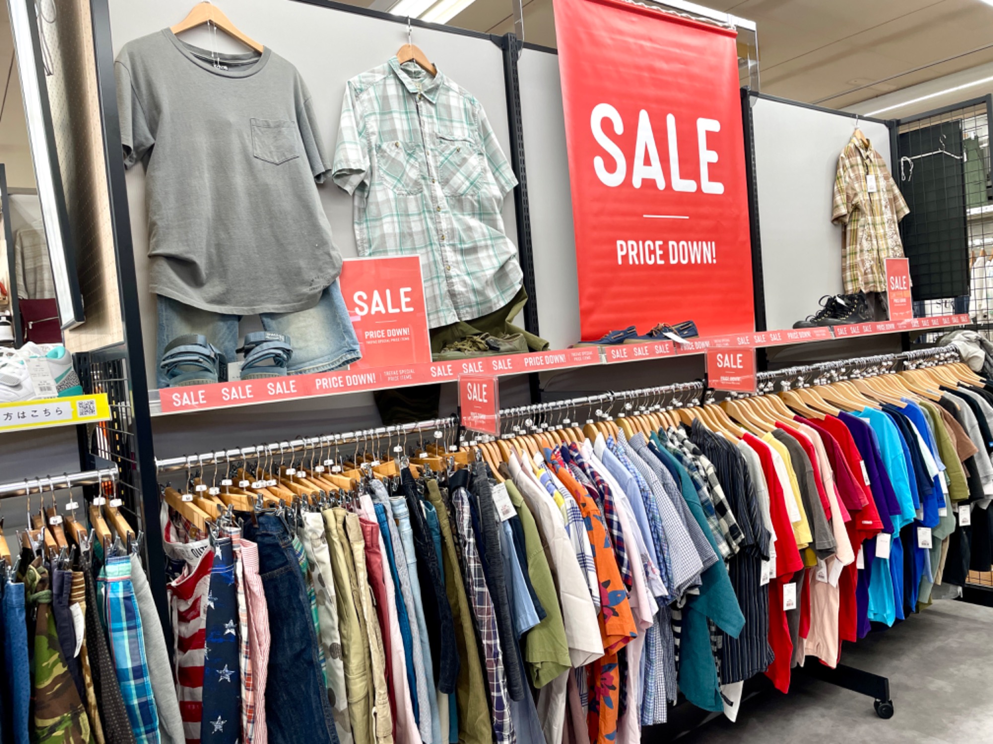 夏物セール品大放出！】この夏をおしゃれに！夏物衣類コーナーをご紹介！｜2024年07月07日｜リサイクルショップ  トレジャーファクトリー（トレファク）横浜下永谷店