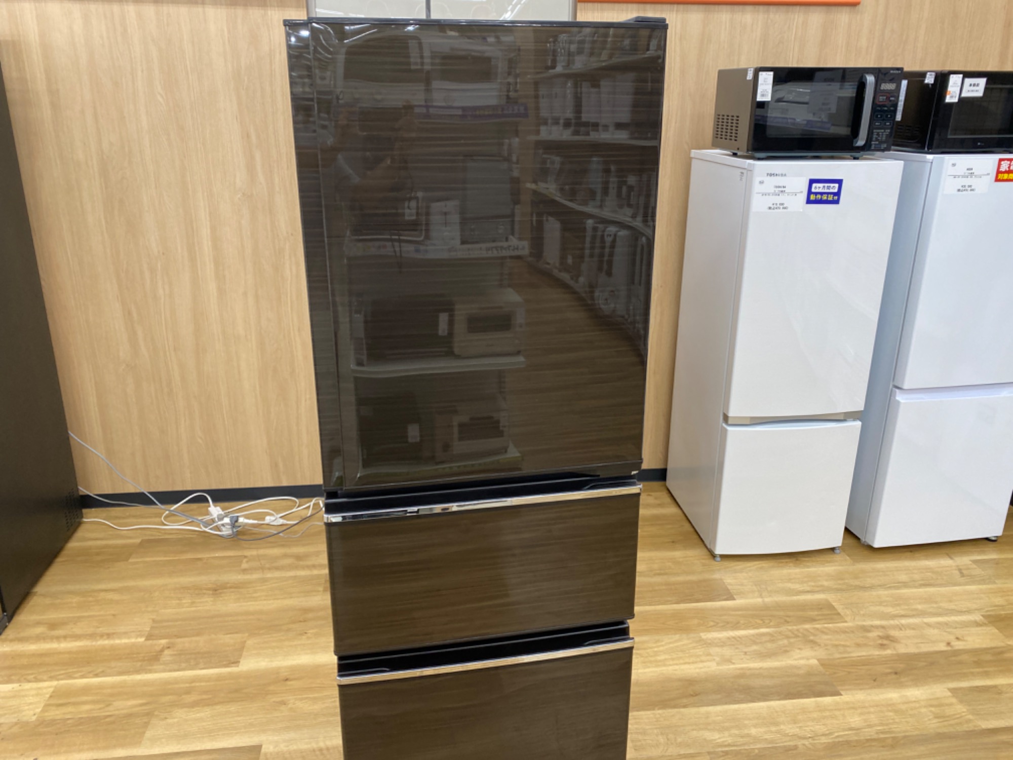 MITSUBISHI 三菱 3ドア冷蔵庫 MR-CX27D-W 2019年製 272L 【トレファク