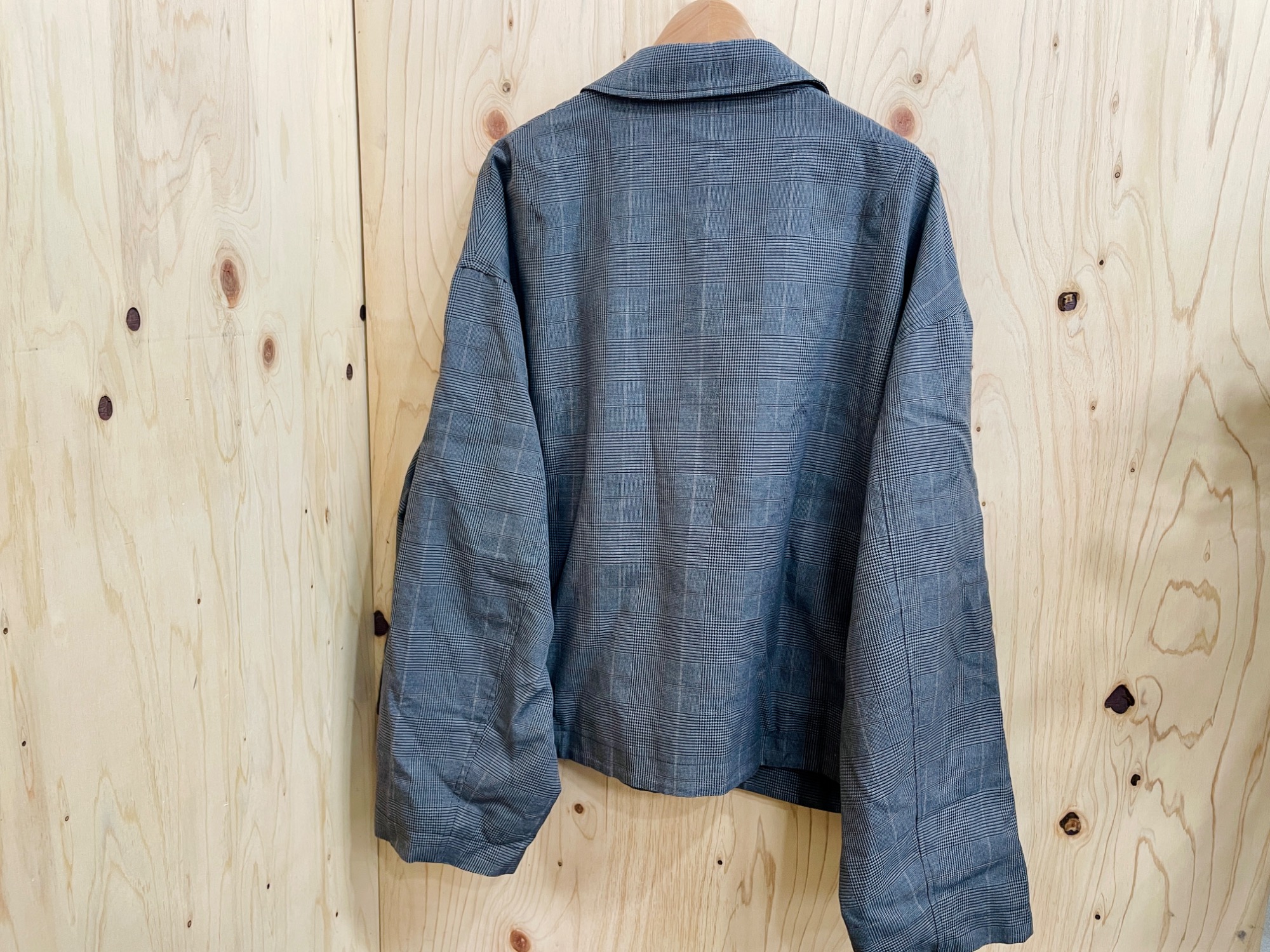 【stein】チェック　ジャケット stein】チェックジャケット