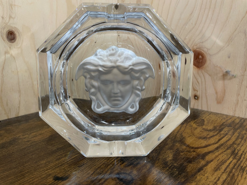しあんさん専用ヴェルサーチ ローゼンタール 灰皿 メデューサ クリスタルガラス VERSACE(ヴェルサーチ）×Rosenthal(ローゼンタール）メデューサ