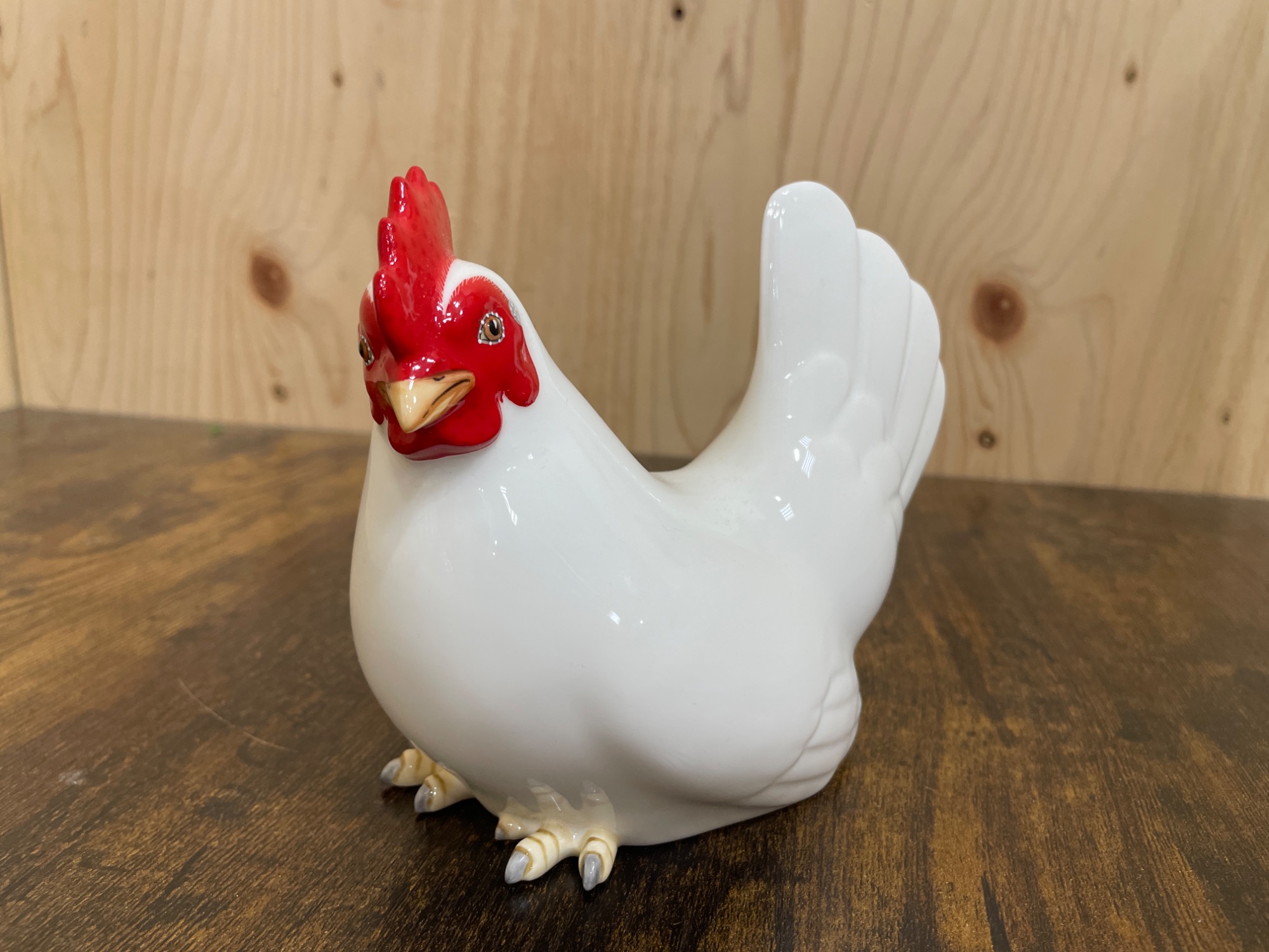 ノリタケ大型フィギュリン夫婦鶏【美品・箱入・栞付】雄鶏29cm・雌鶏12.7cm ノリタケ大型フィギュリン夫婦鶏【美品・箱入・栞付】雄鶏29cm