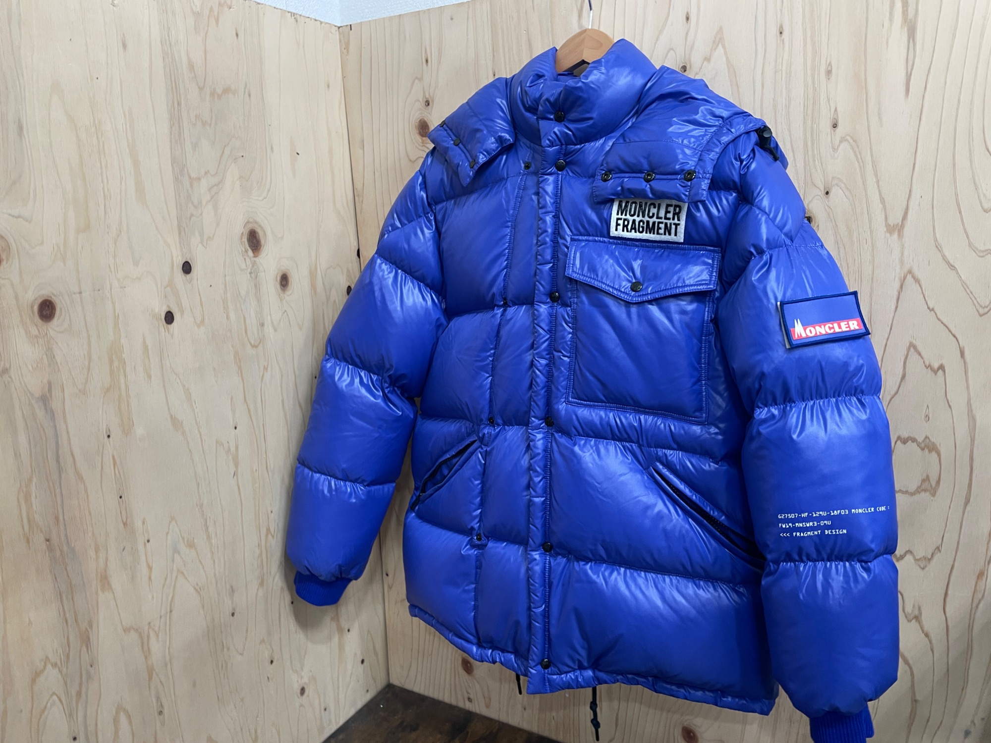 【美品】MONCLER ×FRAGMENT DESIGN 大人気コラボサイズ1 MONCLER(モンクレール）×FRAGMENT DESIGN（フラグメント