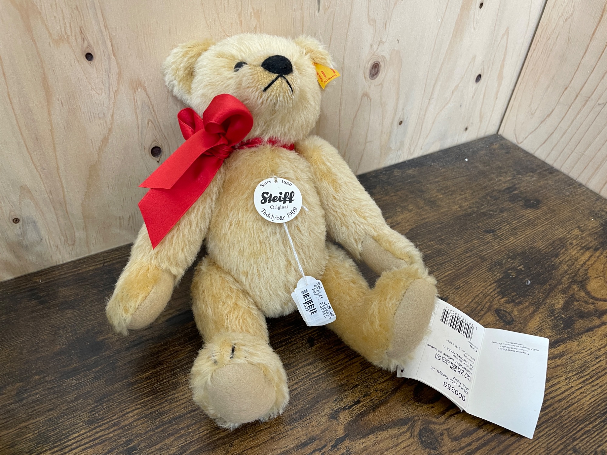Steiff(シュタイフ) テディベア 1909 classic 買取入荷致しまし