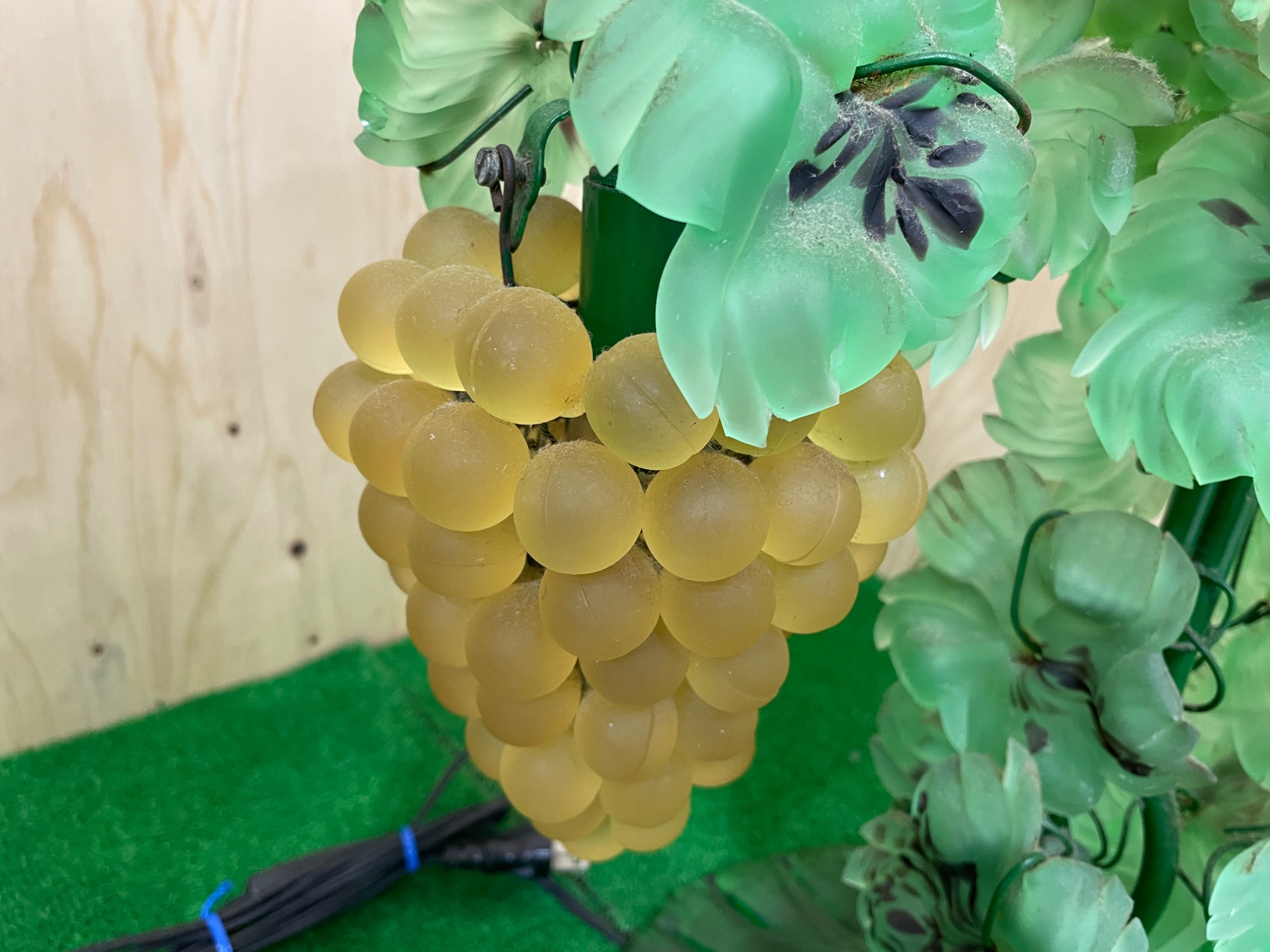 希少品 葡萄ランプ オブジェランプ ムラーノガラス ベネチアングラス