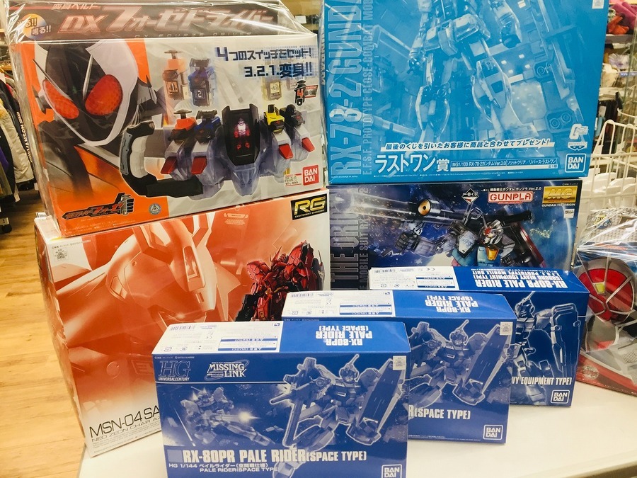 ガンプラ&特撮玩具を大量入荷!! すでに生産されていない超レアもの