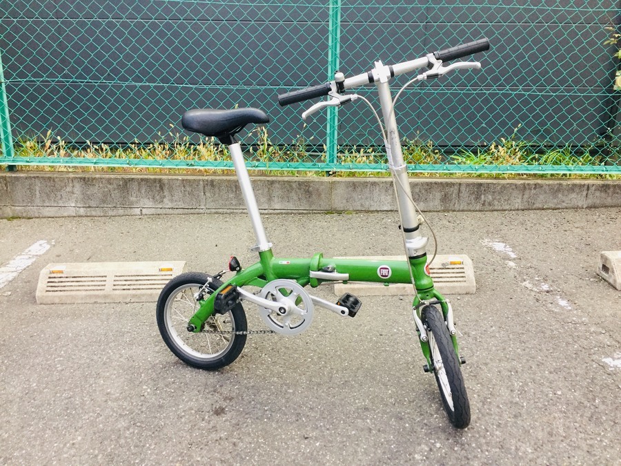 車に積んでお出かけ！おしゃれミニ折り畳み自転車! FIAT