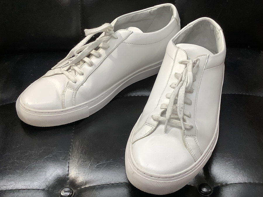 値下げ　美品 COMMON PROJECTS 革/グレー スニーカー 26.5㎝ 中古・古着通販】COMMON PROJECT (コモンプロジェクト) ACHILLES