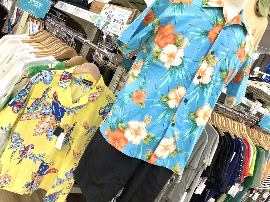 暑い日でもサラッと爽やか！アロハシャツ多数取り揃えてます!【東大阪