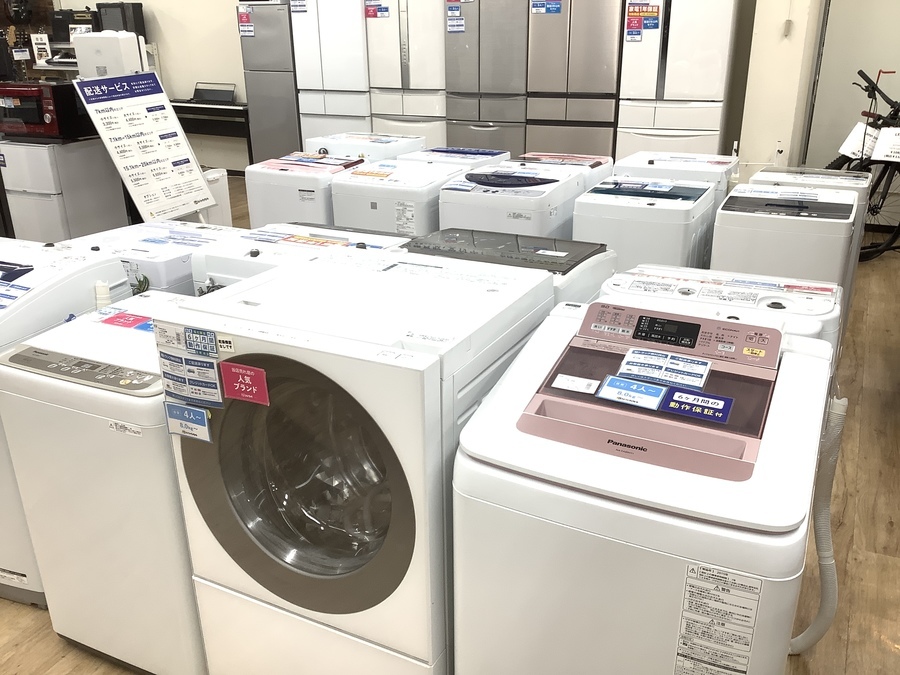 大型家電大量展示中！！家電選ぶなら当店へ！！｜2022年05月10日