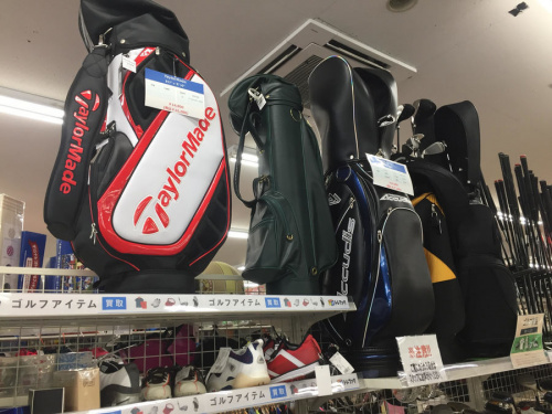 ゴルフバッグの買取