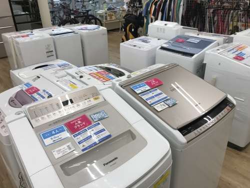家電中古の洗濯機