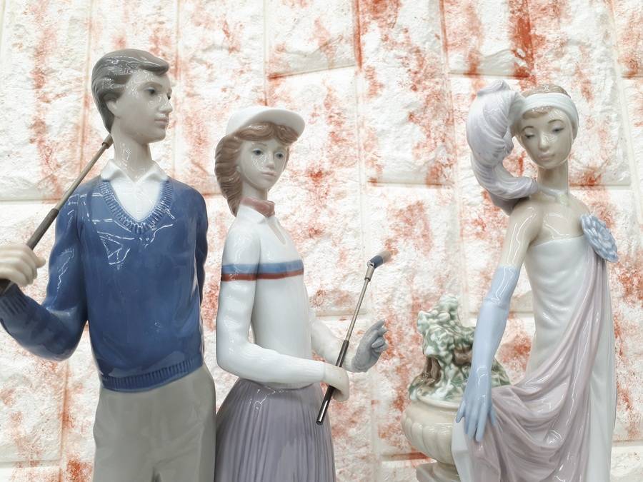 ふみふみ　LLADRO リヤドロ　 モンテカルロの貴婦人 楽天市場】リヤドロ 優雅な装い 女性 貴婦人 日傘 置物 01009170