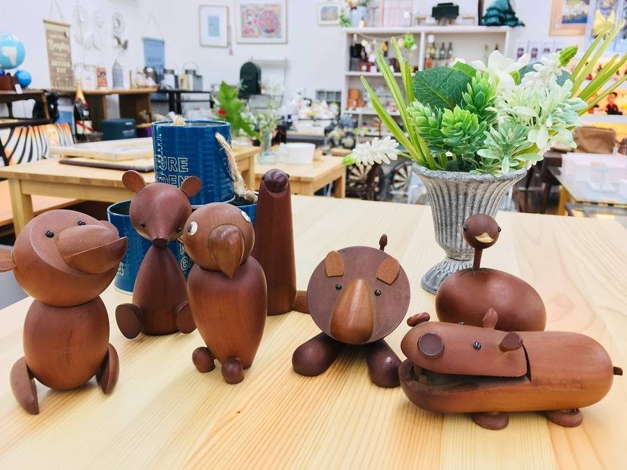 インテリア向けの動物の木工雑貨を買取入荷致しました！！！｜2018年11 
