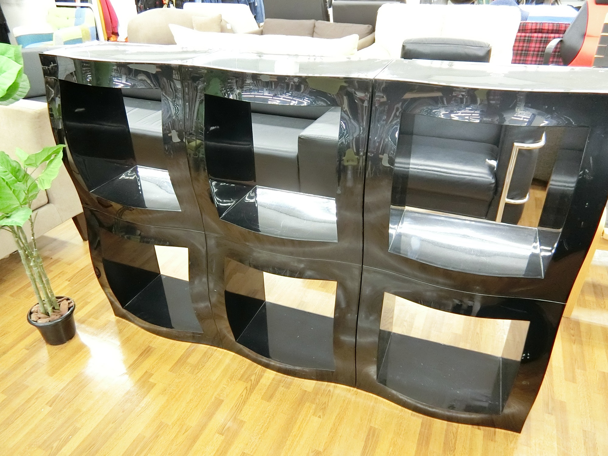 MAGIS マジス　棚 ブギウギ2個連結セット　(背面あり) MAGIS（マジス）プラスチックシェルフ BOOGIE WOOGIE（ブギウギ）が