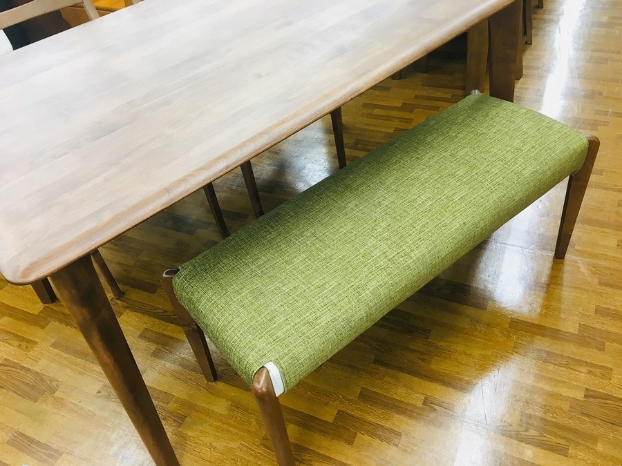北欧デザイン！家具の大丸 ベンチダイニング4点セット 入荷致しました
