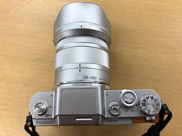 かわいいフォルムのpanasonic(パナソニック)ミラーレス一眼です