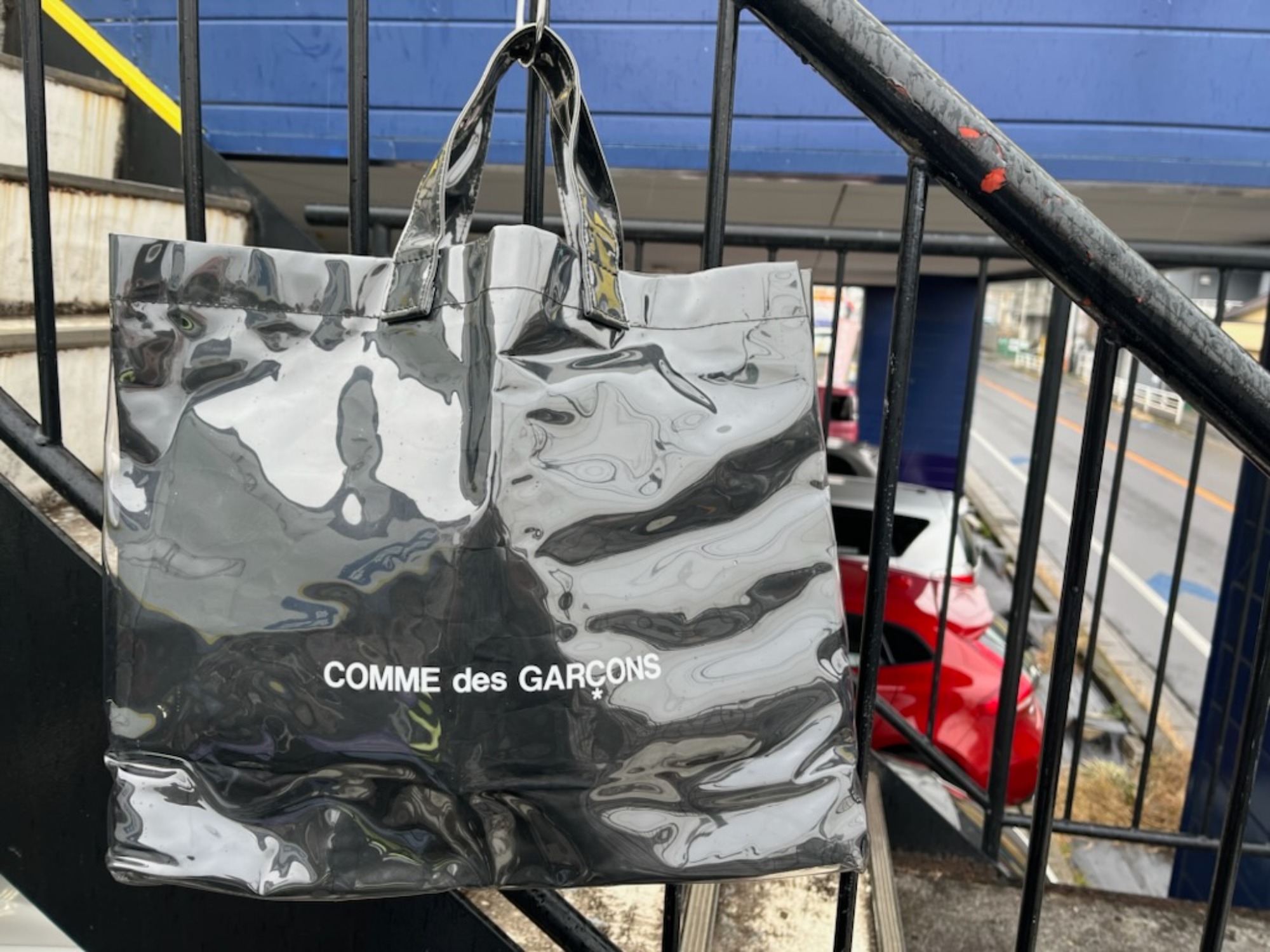 COMME des GARCONS/コムデギャルソン】PVCトートバッグが買取入荷
