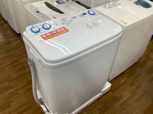 中古家電大量展示中♪♪】AQUA(アクア) 2槽式洗濯機(AQW-N501)が入荷