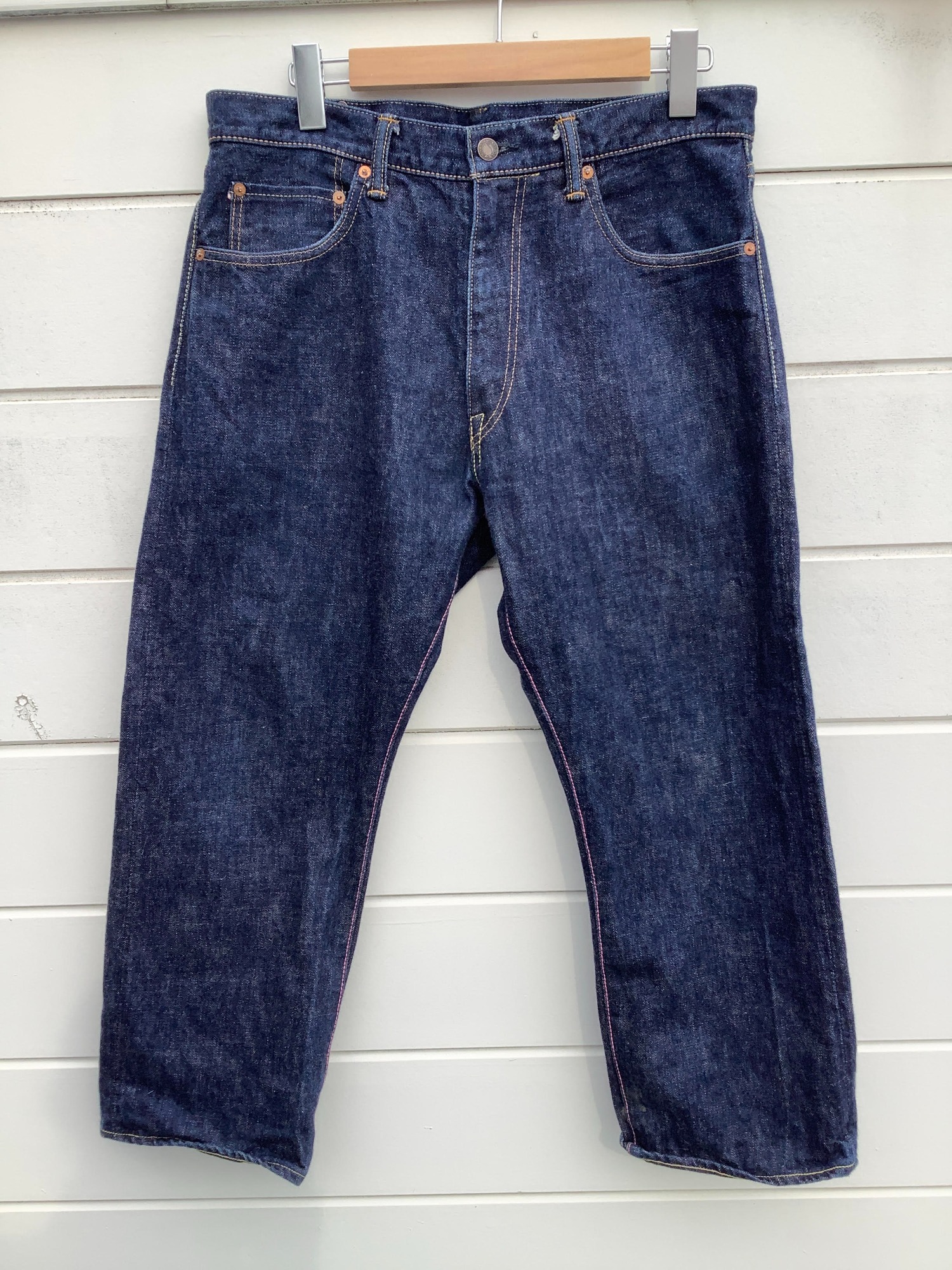 MOMOTARO JEANS/桃太郎ジーンズ】銅丹スリムテーパードジーンズ