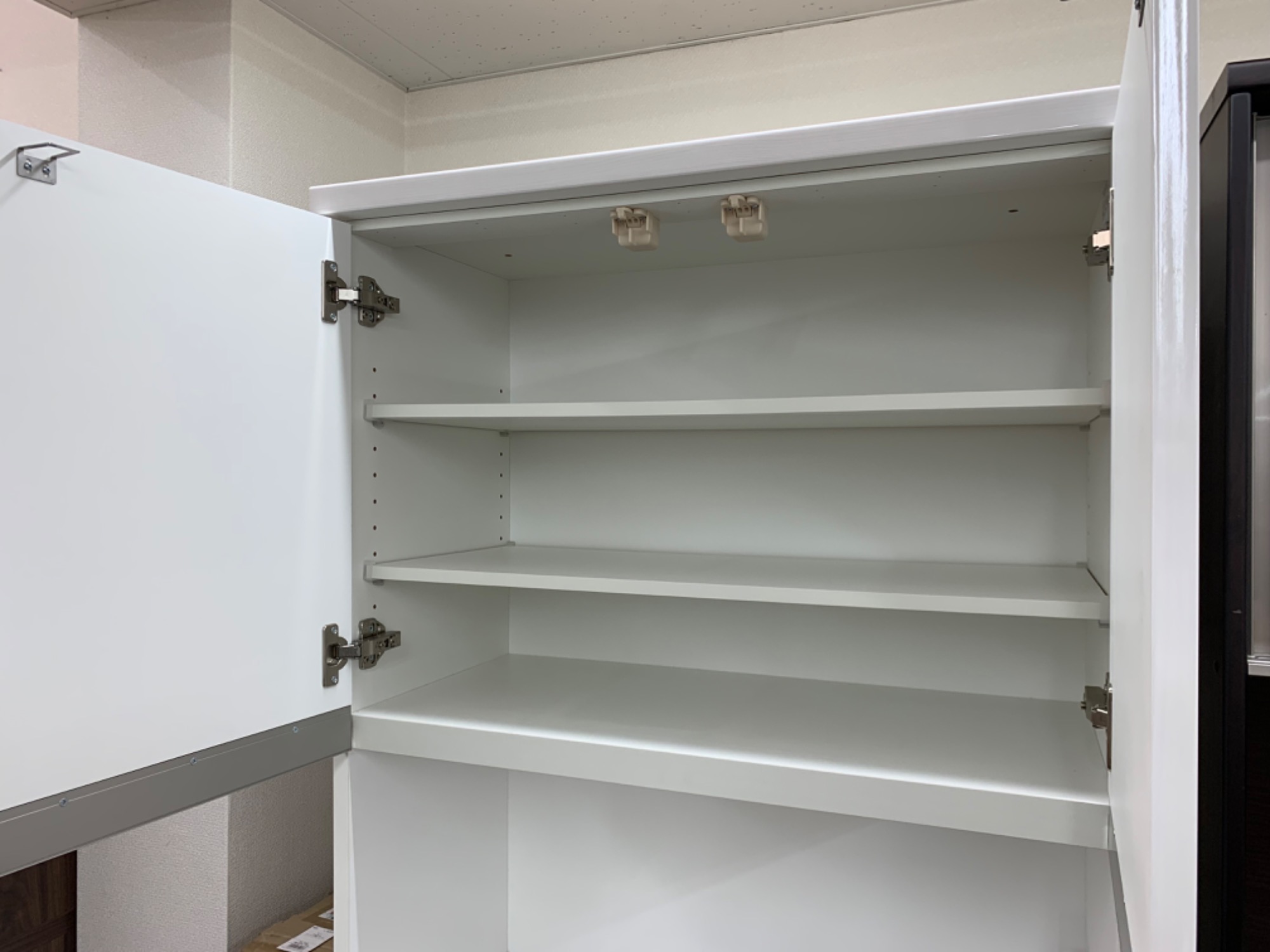 中古家具地域最大級♪】ニトリ カップボード(リガーレ80)ホワイトのご