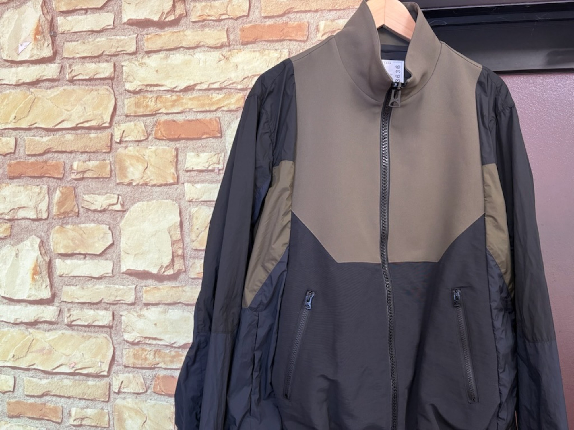 sacai サカイ 25SS Matelasse Twill Mix Jacket ミックスジップ