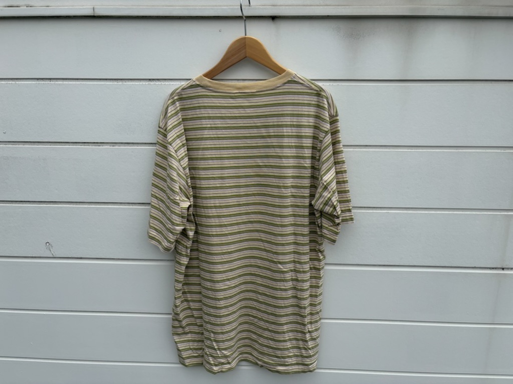 ★AURALEE★ハード ツイスト コットン ボーダー 半袖 Tシャツ AURALEE＞ HARD TWIST COTTON BORDER TEE/ハードツイスト