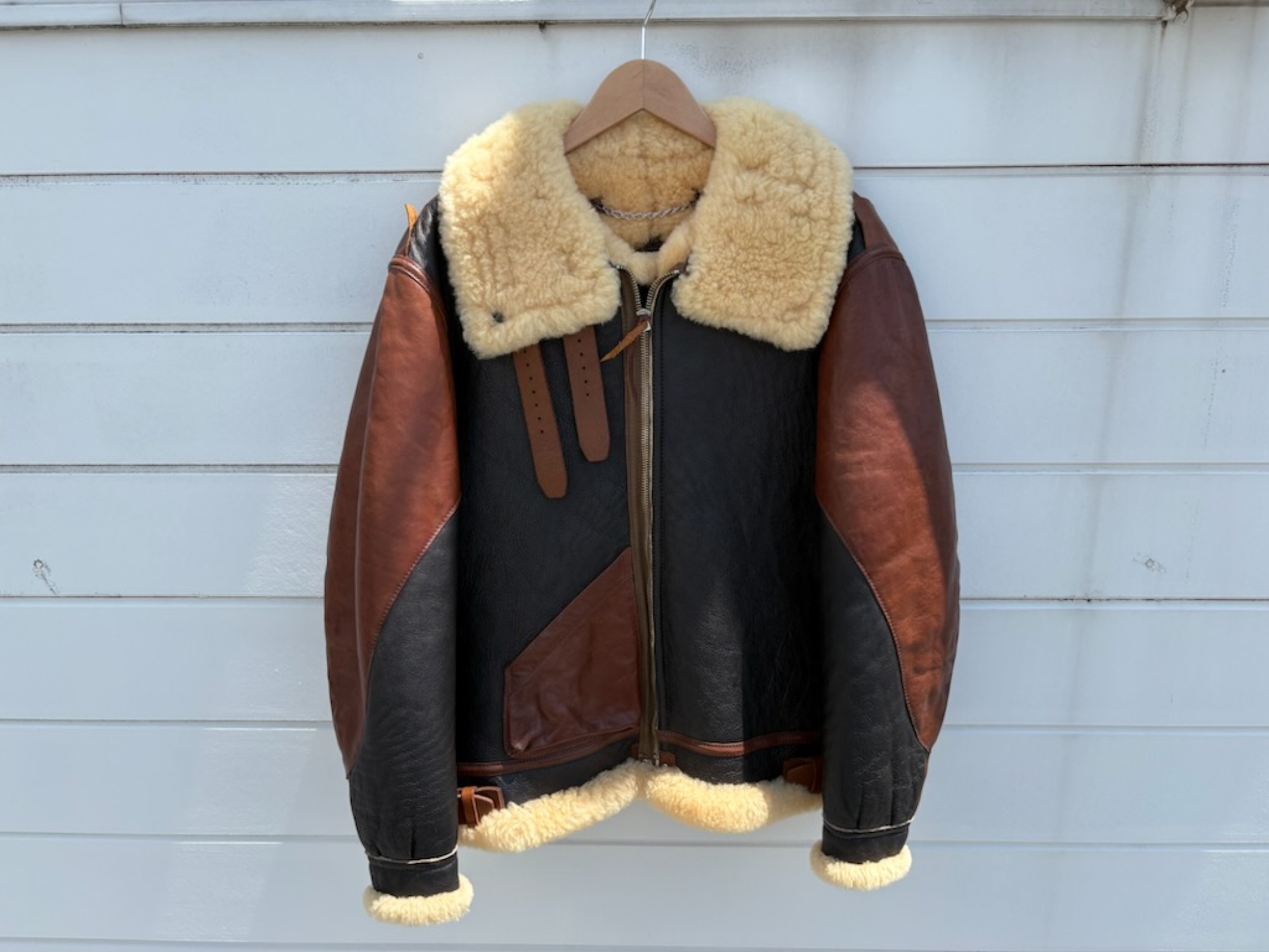 AVIREX/アヴィレックス】B-3ムートン ヴィンテージタイプ レザー