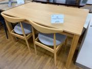 ちゃぶ台 水屋の匠・久遠｜【こたつちゃぶ台】山桜無垢・太鼓脚・ヒーター