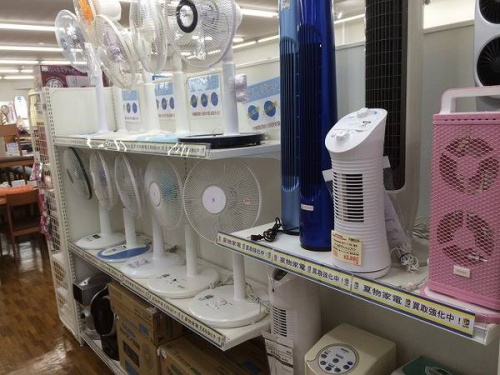 家電の扇風機強化買取