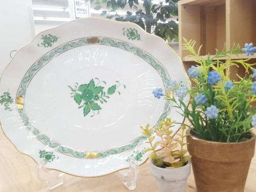 オーバルディッシュのスーププレート